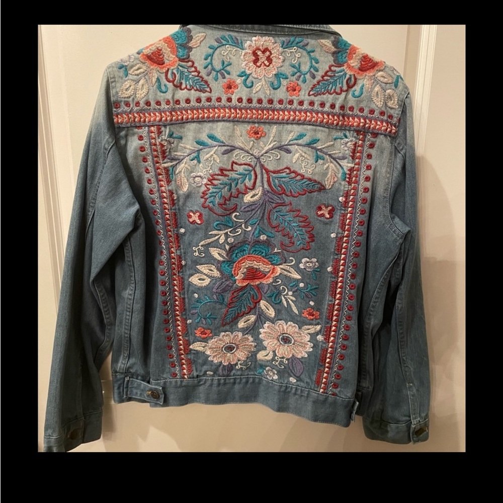 Johnny Was Denim Jacket🌸🌸🌸